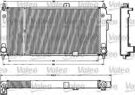 VALEO 883768 Radiator, engine cooling
